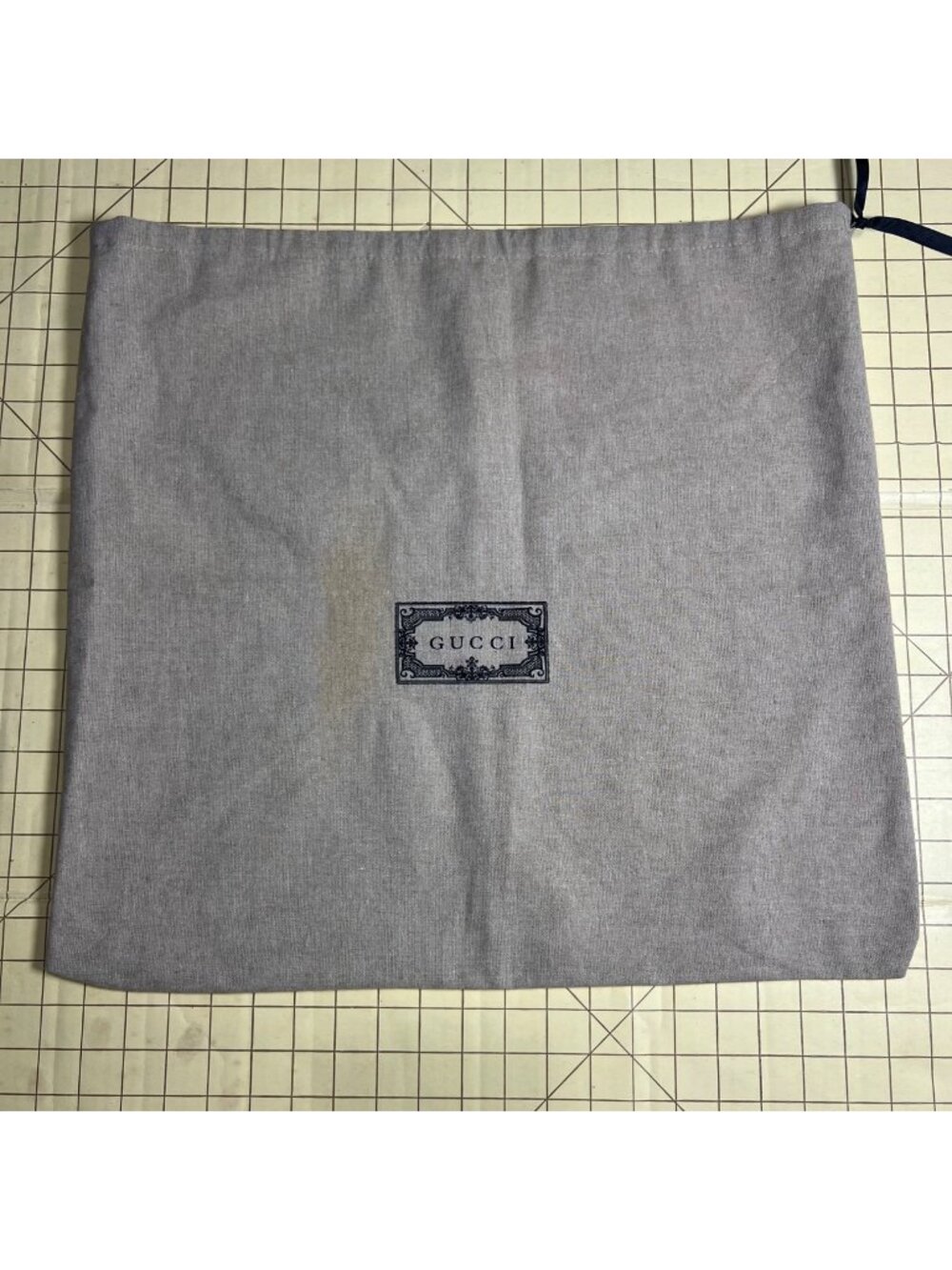 Gucci Beige Dust Bag With Drawstring 22x22 Inches Storage Pouch For Shoes Or Acc
